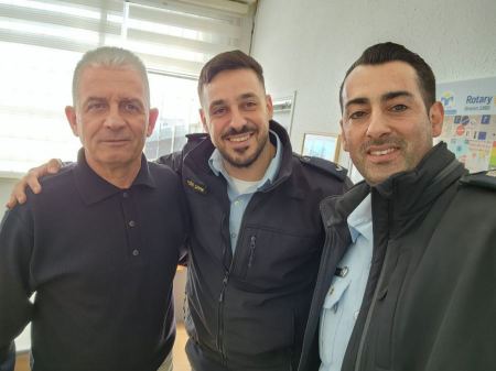 الشرطة : أسبوع الإبحار الآمن في المدرسة الابتدائية ج في دالية الكرمل